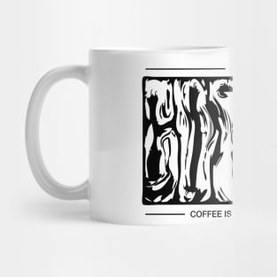 Coffee is my morning fuel Version 2 Positive Mug
